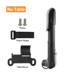 Compact Bike Tire Inflator with Pressure Gauge - Portable Handheld Pump (No Table)