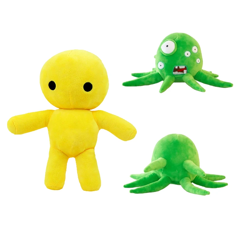 Wobbly Life Plush,Yellow Man Octopus Plushies Doll,Cartoon Characters Toys Gifts for Game Fans and Friends (Yellow Man)