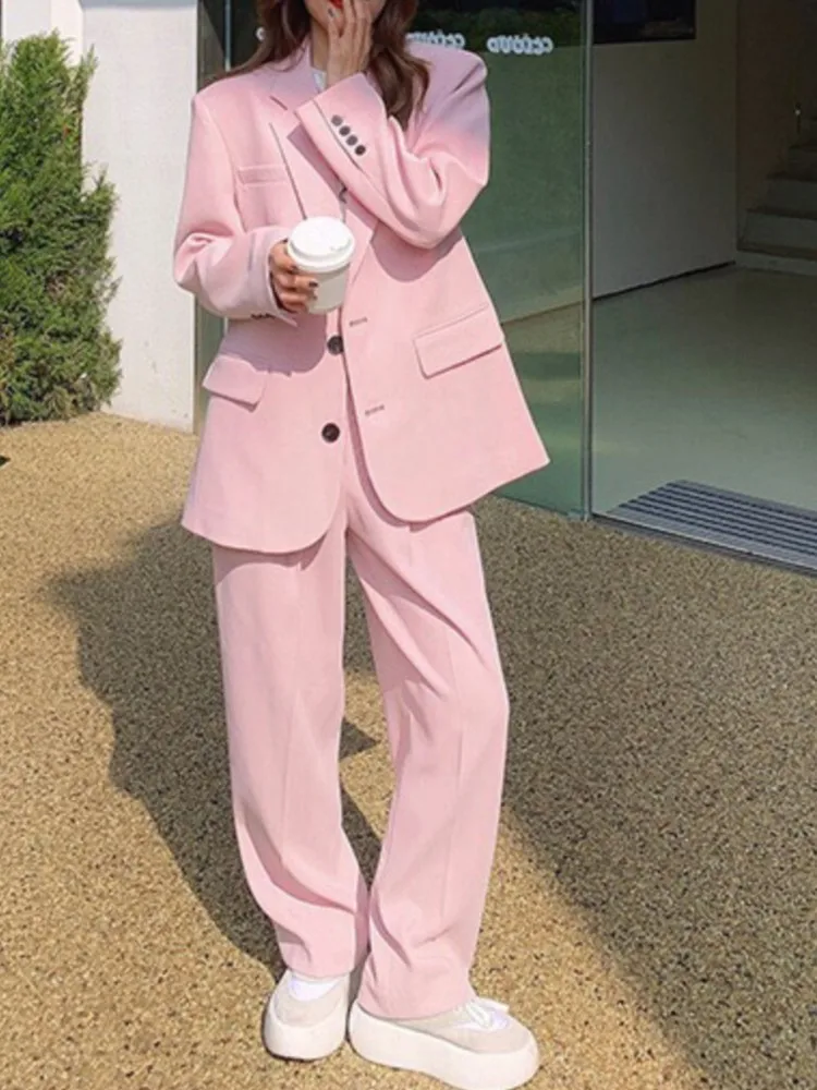 Tailleur Femme Zara Veste + Pantalon Femmes D'affaires Costume Noir Simple Boutonnage Femme Ensemble Femme Chic Et Elegant