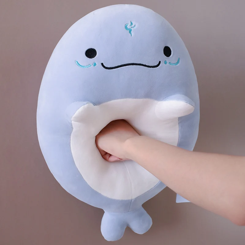 

Cartoon Cute Dolphin Plush Toy Kawaii Stuffed Animals Finless Porpoise Plushies Throw Pillow Doll Anime Soft Kids Baby ToysGift