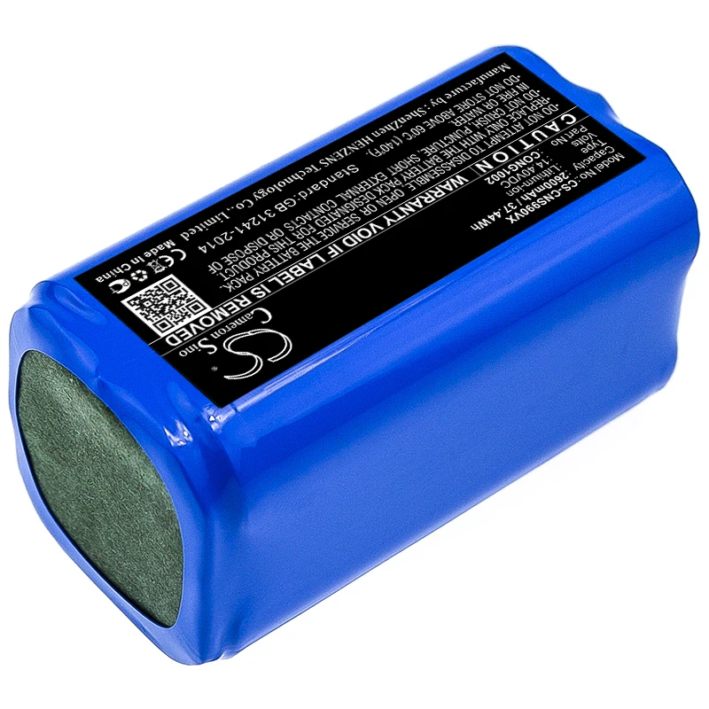 14.4V 3200mAh Replacement Battery For Conga Excellence 990 950 999 1090  1099 1190 1790 1990