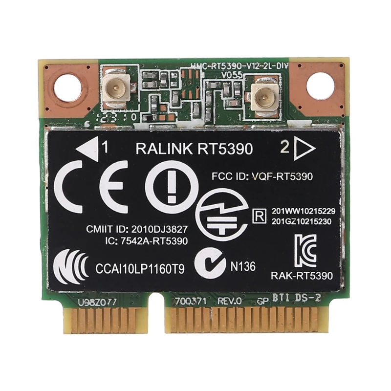 

RT5390 Half Mini PCIe Wlan Wireless Card 670691-001 for RaLink HP436 CQ45 4340S 4445s 691415-001