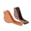 Business Card Box Shelf Solid Wood Bird Business Card Box Desktop Creative Business Card Holder Wooden Base Wood Products 5