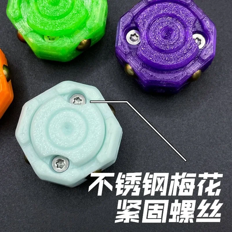 Stress Relief Toy Fidget EDC Genuine Mini Cube Fidget Spinner Internet Celebrity Trendy Toy 3D Printing Environmental Protection