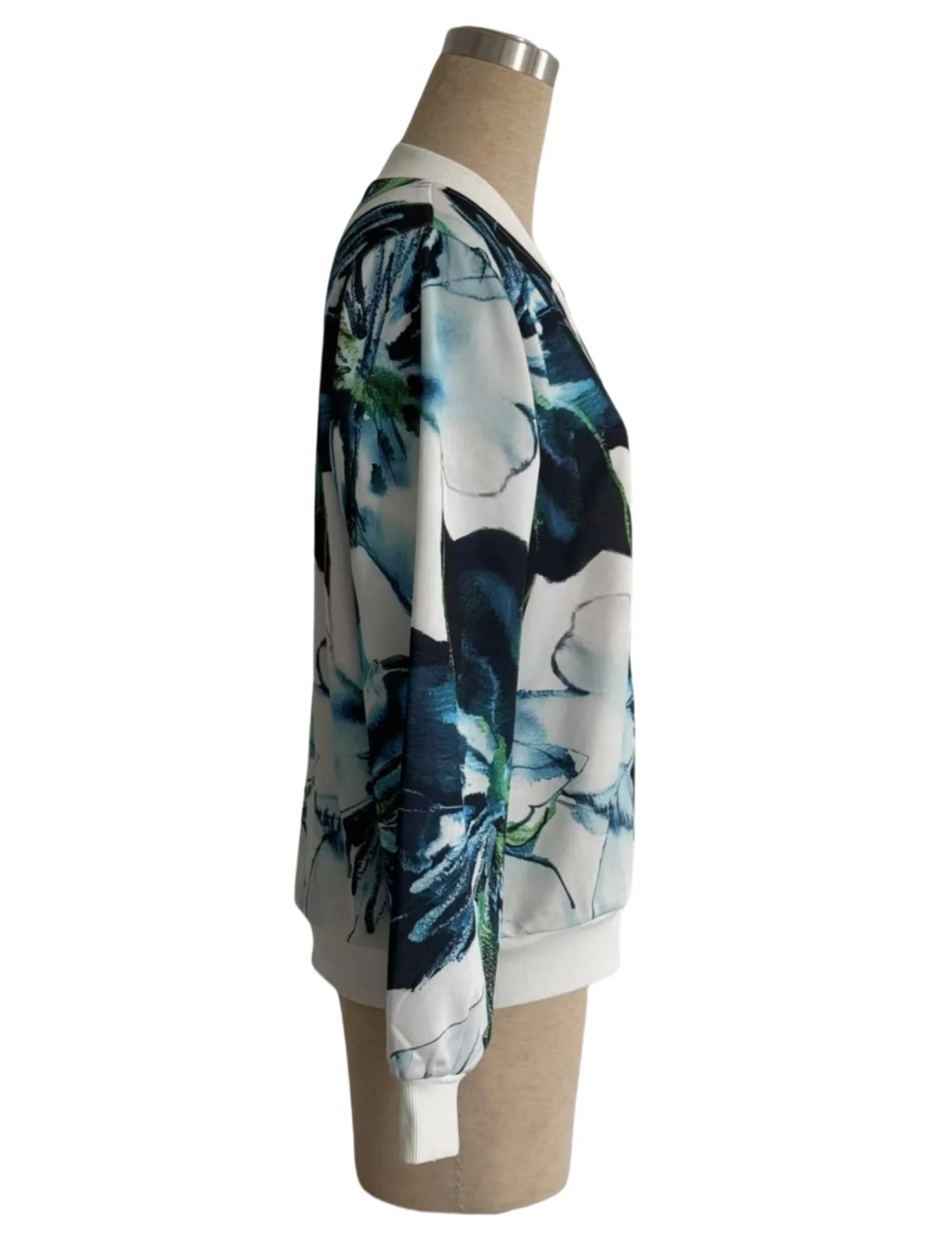 Baseball Collar Jacket – Women's Autumn Printed Zipper Outerwear Coat, Lightweight