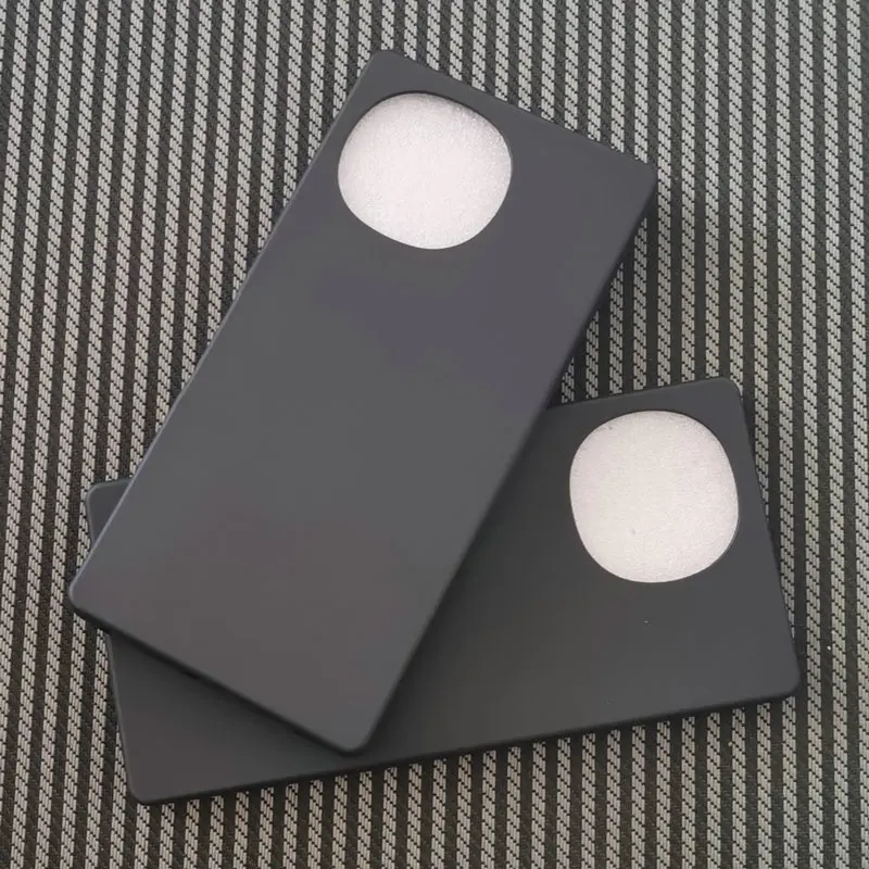 Black Frosted TPU Silicone Matte Phone Case Back Cover