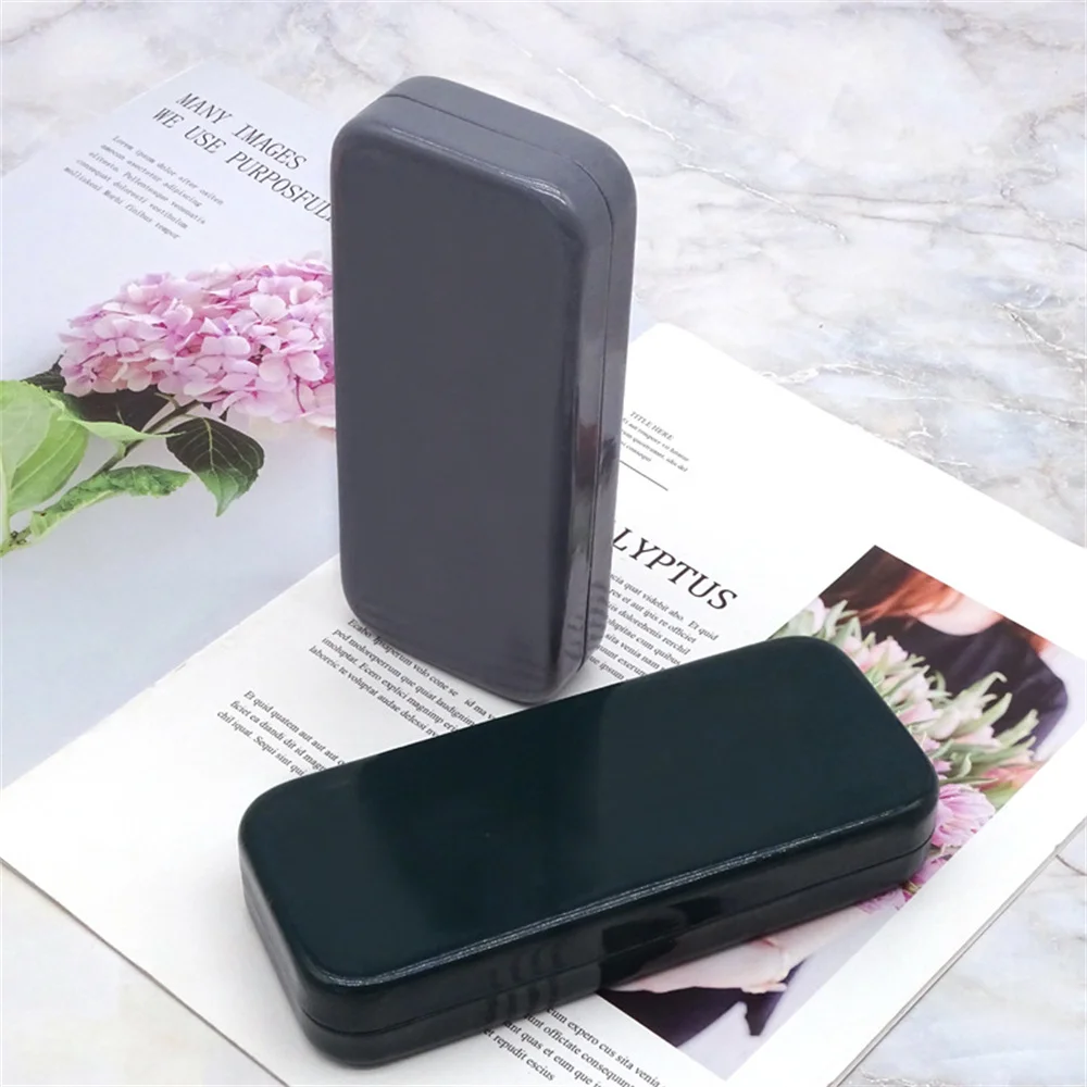 Fashion Men Women Glasses Case Metal Hard Anti-pressure Sunglasses Protective Box Solid Color High-value Myopia Storage Box