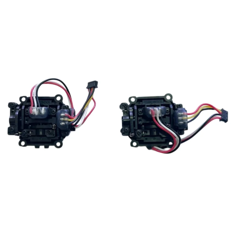 Manette droite de rechange pour DJI RC330 RC331, avec molette et bouton, vue de profil.