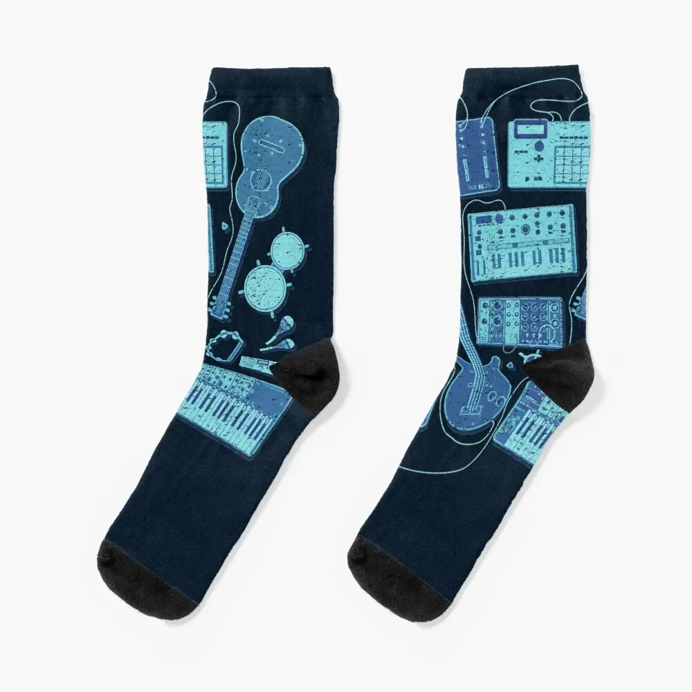 

Носки для музыкальных проигрывателей, яркие подвязки, новогодние хоккейные роскошные женские носки для мужчин