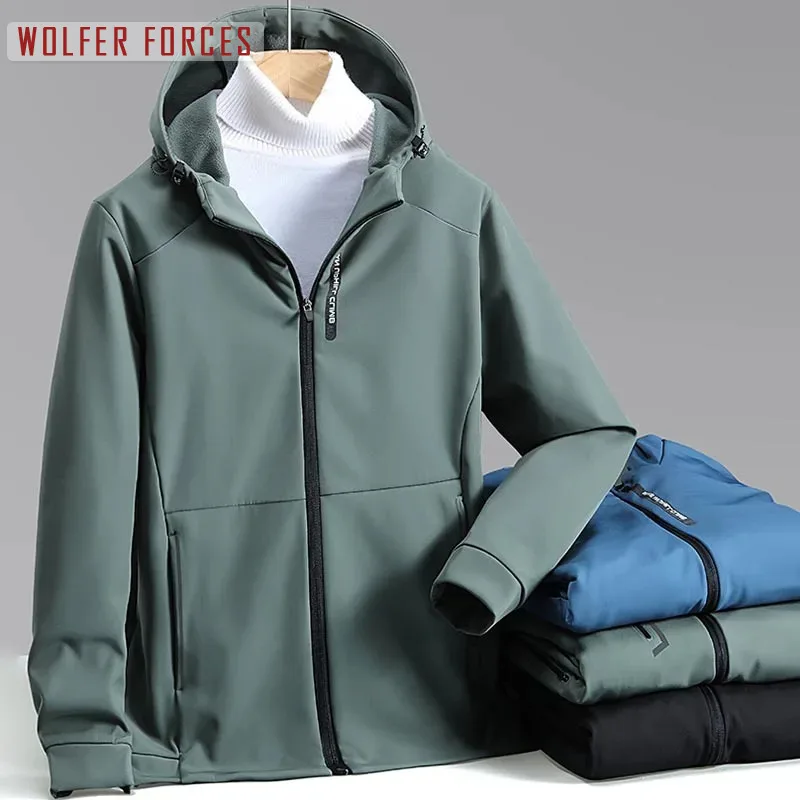 Men's Sports Jacket Outdoor Heating Jackets Casual Man Oversize Winter Trench Coat Bomber Military Windbreaker