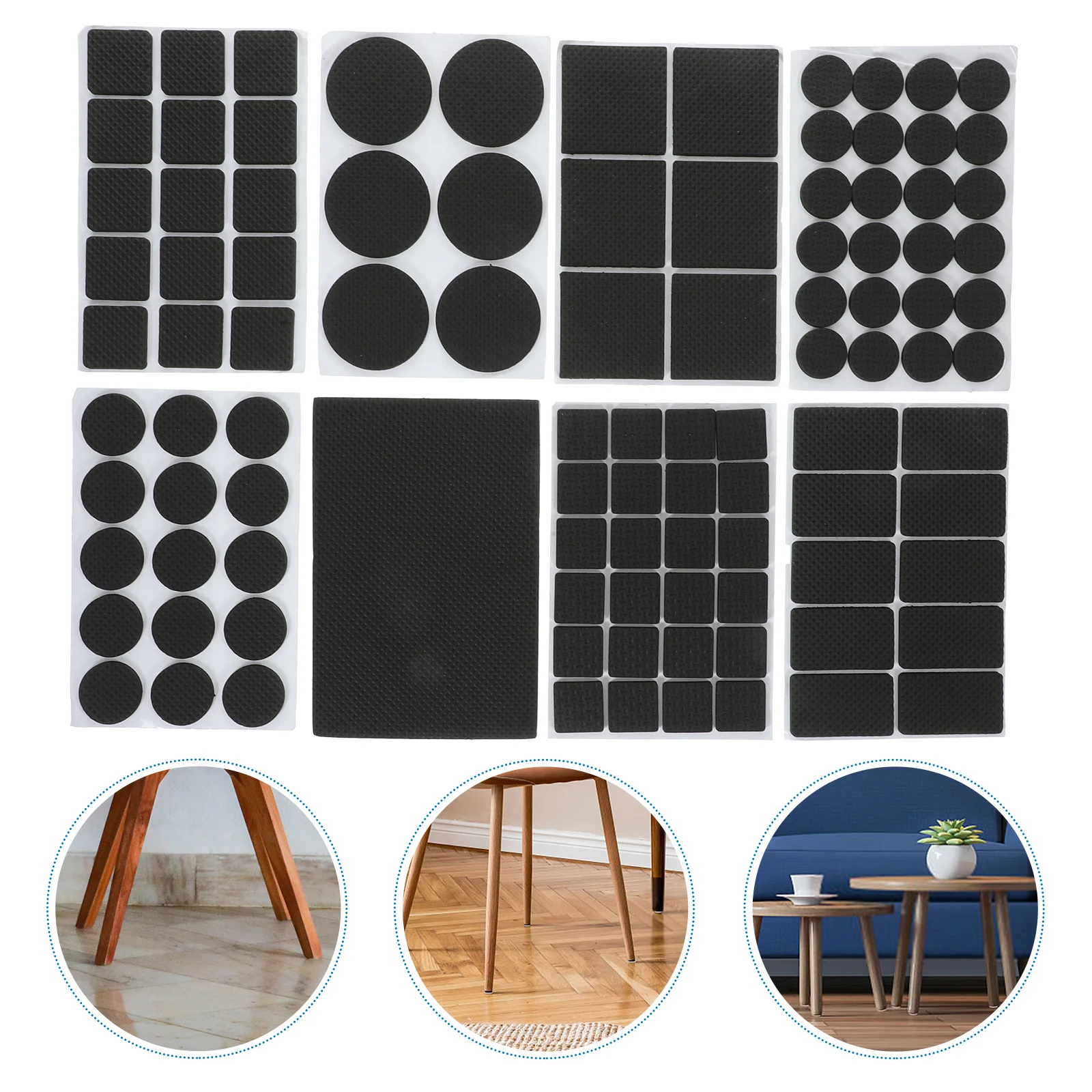 

8 листов, нескользящие накладки на ножки для мебели