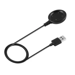 Universal Smart Watch USB Charger with Wireless Charging Capability (Black)