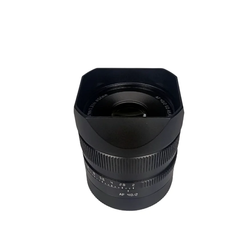 Metal Bayonet Square Lens Hood with Metal Cap fit for TTArtisan AF