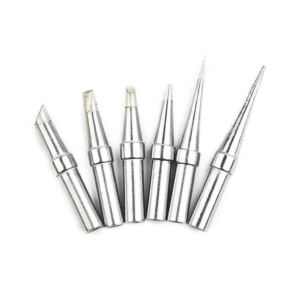 

6Pcs/Set Replacement Weller 1/64 ETS Long Conical Soldering Iron Tip Stations WES50/WES51 Works On Weller Soldering Station