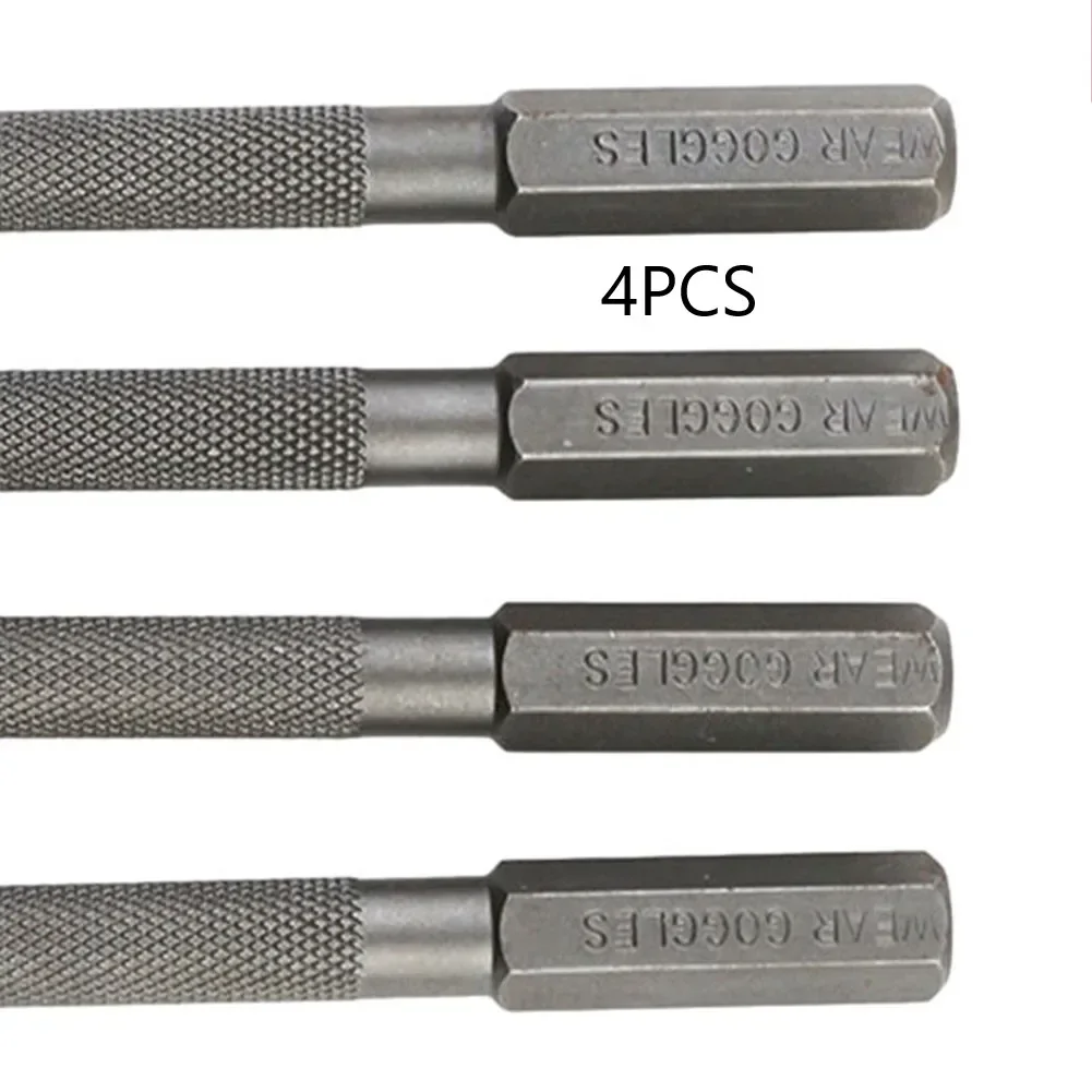 4Pcs Center Punching Nail Puncher 0.8/1.6/2.4/3.2mm For Manufacturing Maintenance Positioning Machinery Tools Accessories