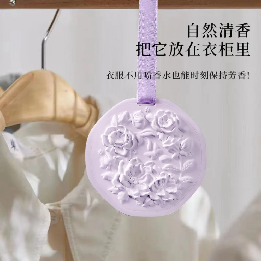 Tea Fragrance Wardrobe Aromatherapy Fragrance Lasting Girls Leave Wardrobe Plaster Wax Pieces Dormitory Car Pendant