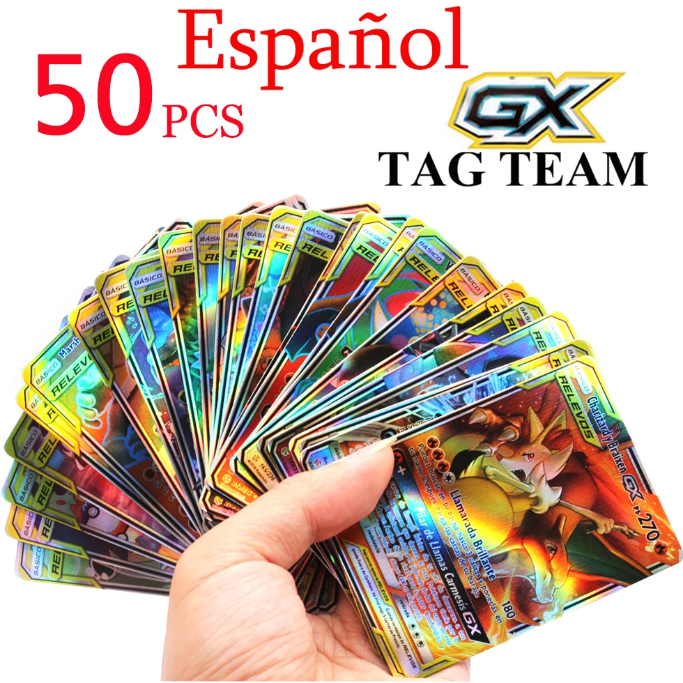 64pcs Pokemon Cards Vstar Vmax V Spanish French Letter with Rainbow Arceus  Shiny Charizard Kids Gift Cartas Pokemon Espanol - AliExpress