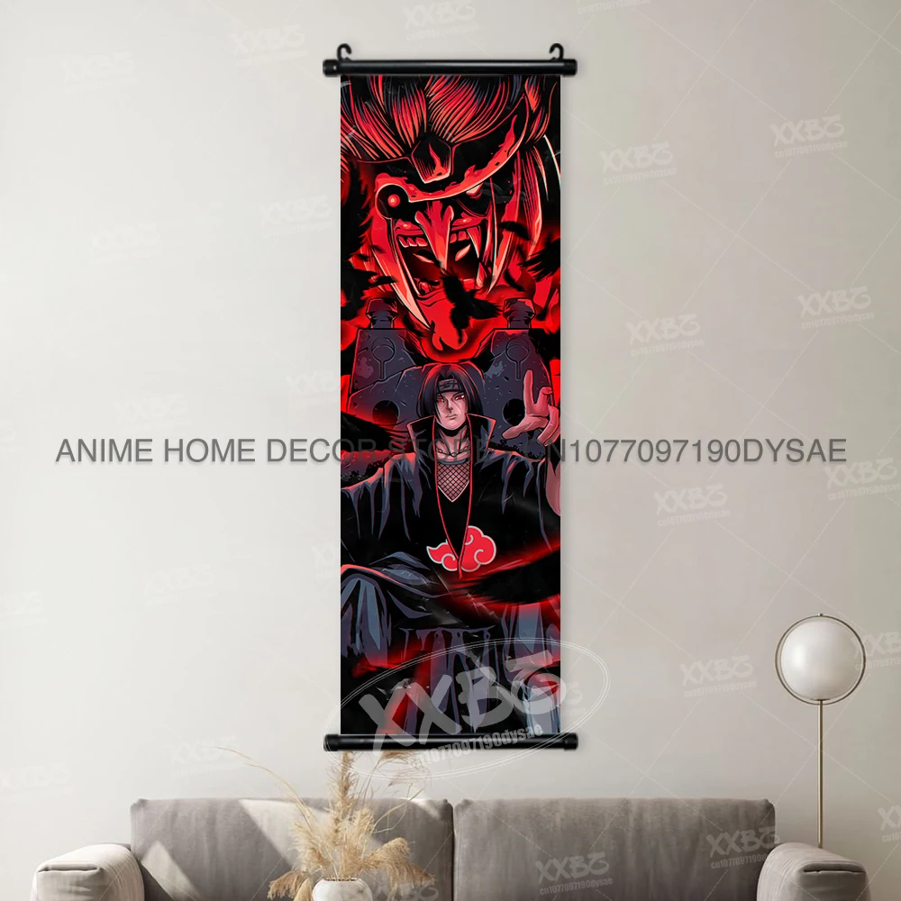 Uchiha Clan Anime Scrolls: Decorative Naruto Wall Art Poster Collection