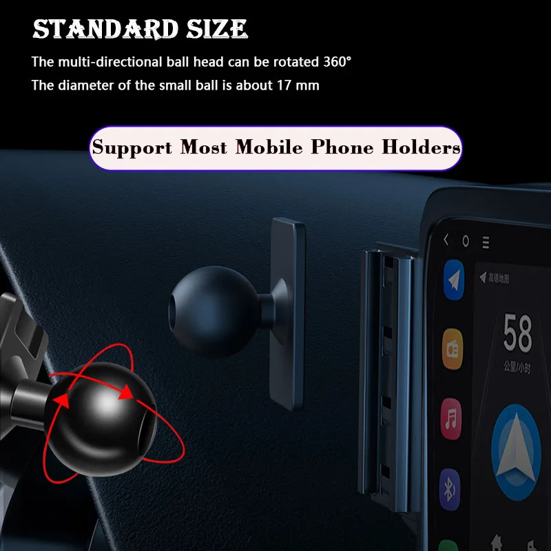 Car Mobile Phone Holder For MG GT 5 MG5 EV 2022 2023 360 Degree Rotating  GPS Special Bracket Gravity Mount Support Accessories