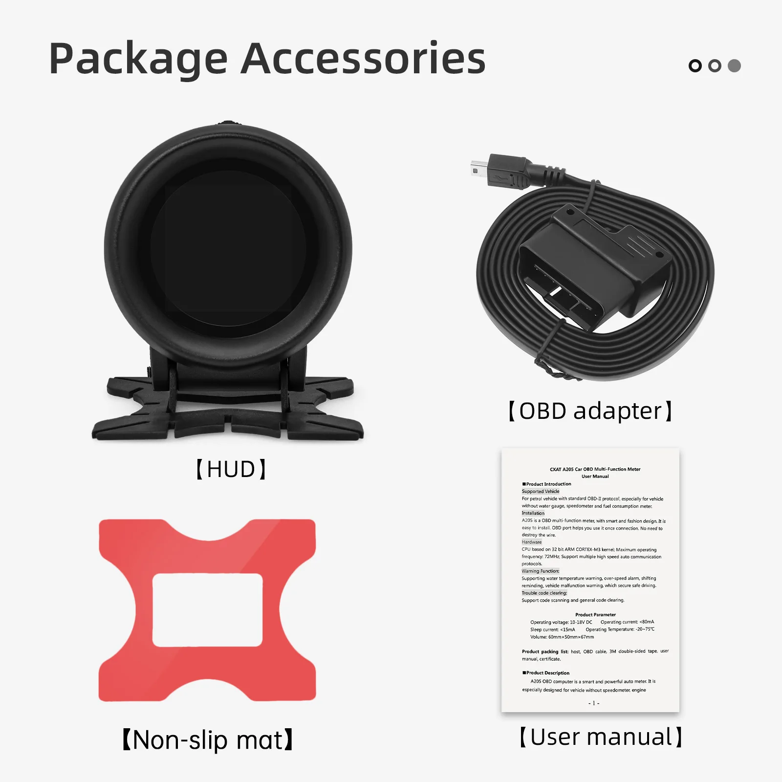 HUD  ÷ OBD2   ÷ ӵ,  Һ µ ͸  ˶, OBD2 , A205, ǰ