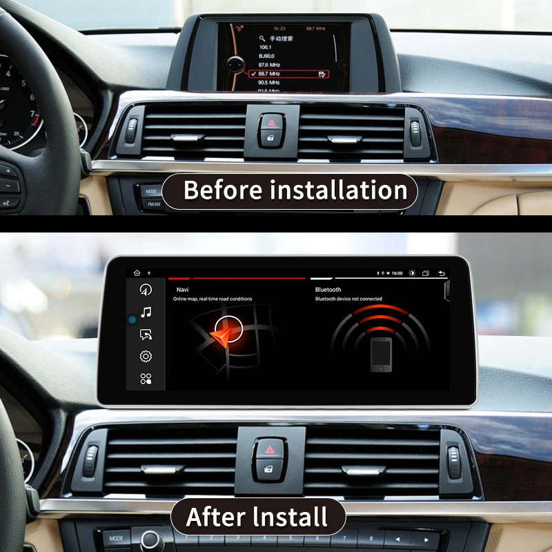 Factory Price ID8 UI 12.3inch Android11 Car Multimedia For BMW F30