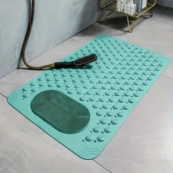 Luxury Non - Slip Shower Mat with Suction Cups for a Hotel - Quality Experience (Green)