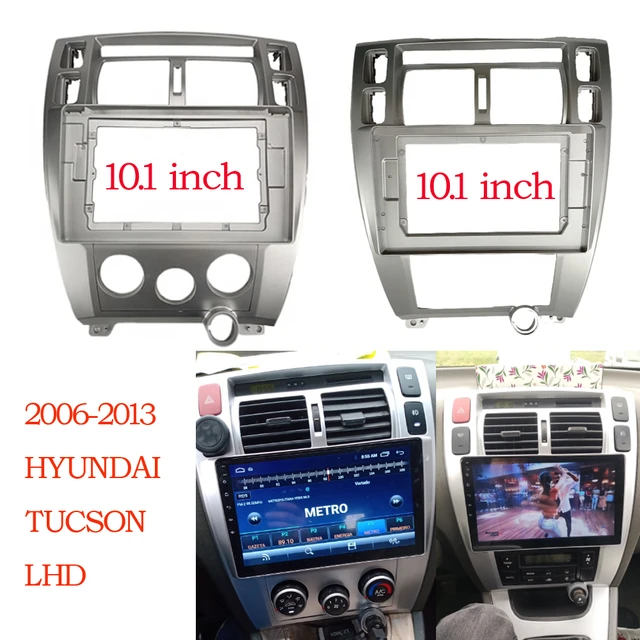 2 Din Car DVD Frame Audio Fitting Adaptor Dash Trim Kits Facia Panel 10.1"  For HYUNDAI