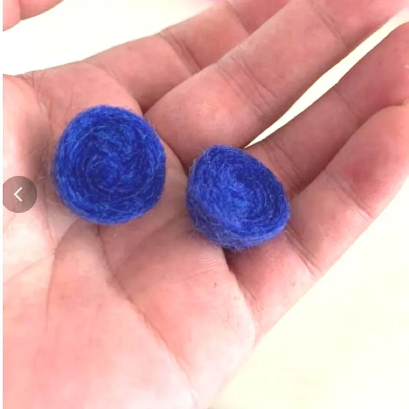 Wool Felt Balls 100pcs/lot 20mm Wool Felt Balls Garland Party Decor Wedding Decorations Kids Room Decor Home Diy Craft