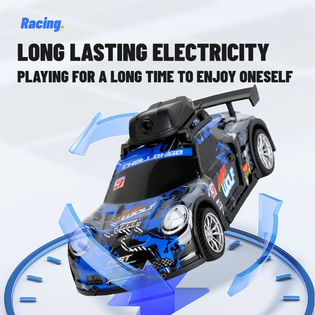 RC Car With Camera HD High Speed FPV 2.4G Racing Remote Control Photography Vehicle PVC Shell RC Vehicle for Kid With Live Video 6