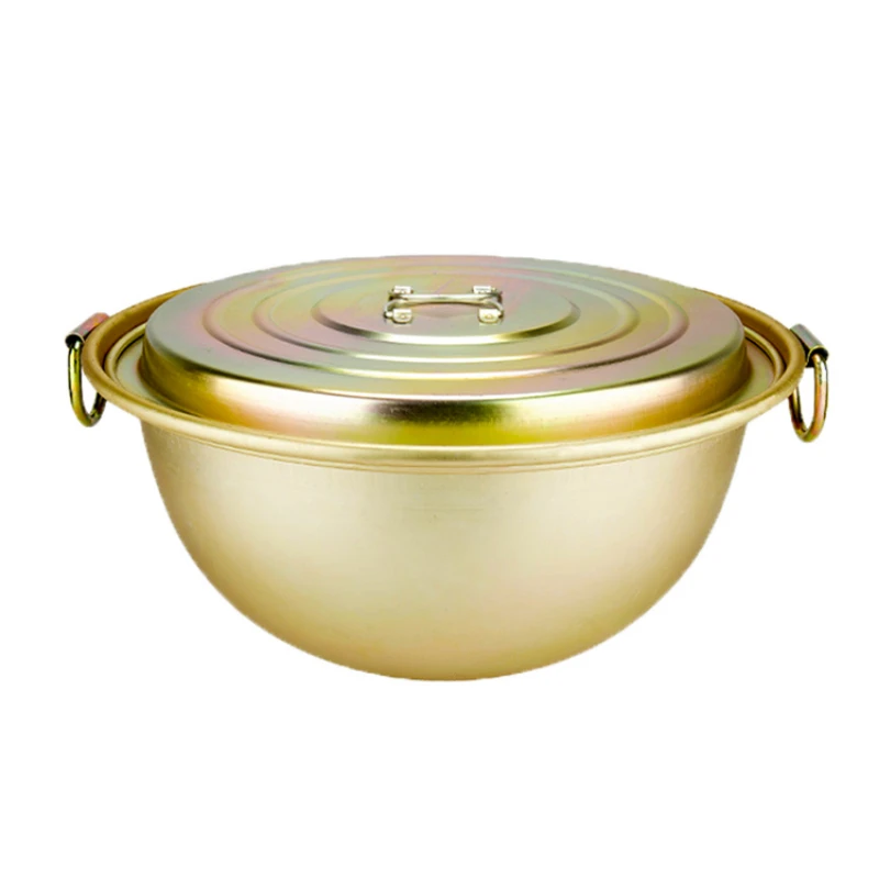 

An Aluminum Pot Thickening plus Size Soup Pot Commercial Large Yellow an Aluminum Pot Aluminum Oxide Aluminum