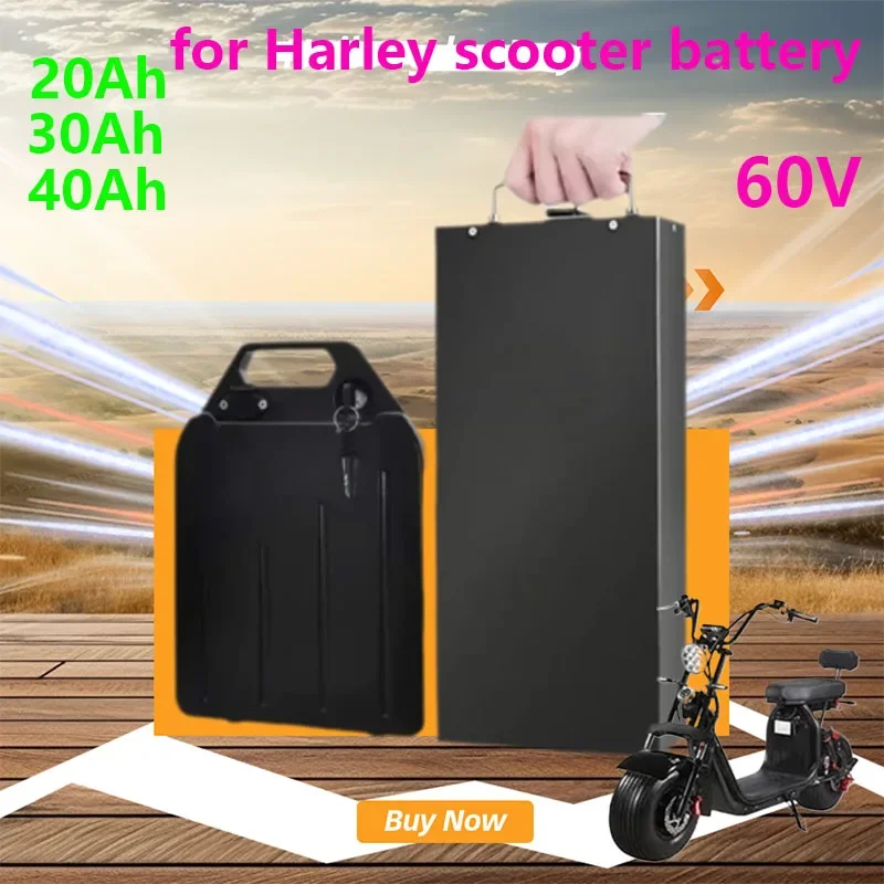 

60V 40Ah High Capacity Rechargeable Lithium Battery for Harley Electric Motorcycle