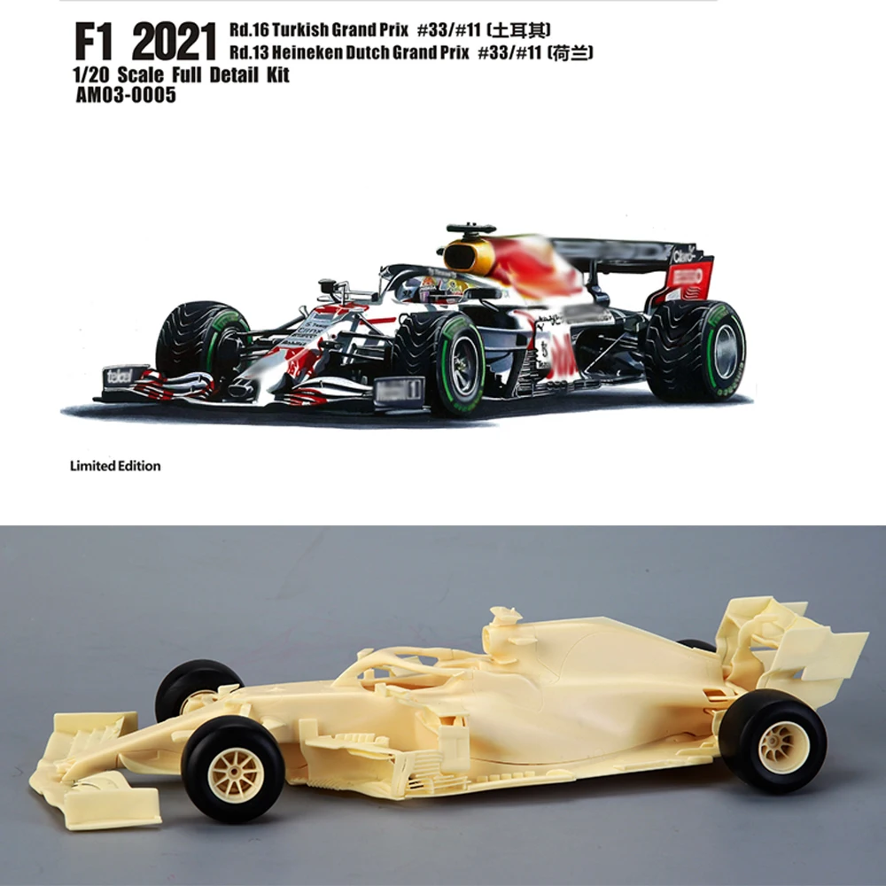 Alpha model 1 20 formula 1 rb16b am03 0005 resin printing assembled