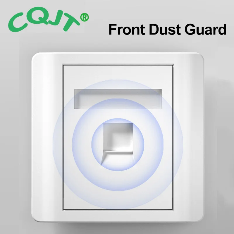 Rj45 wall socket/86 Type Computer Socket Panel CAT6 Network Module RJ45 Connector Cable Interface Outlet Wall Switch