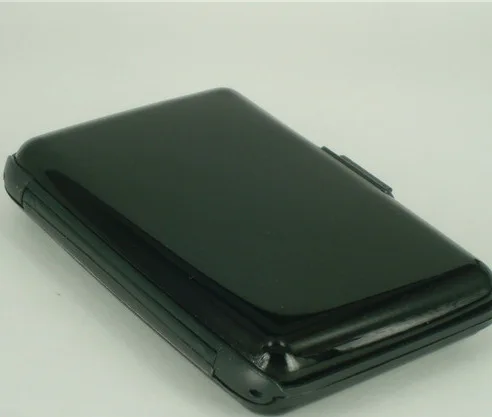 Aluminum Bank Card Holder Blocking Hard Case Wallet Solid Credit Card Anti-RFID Scanning Protect Travel