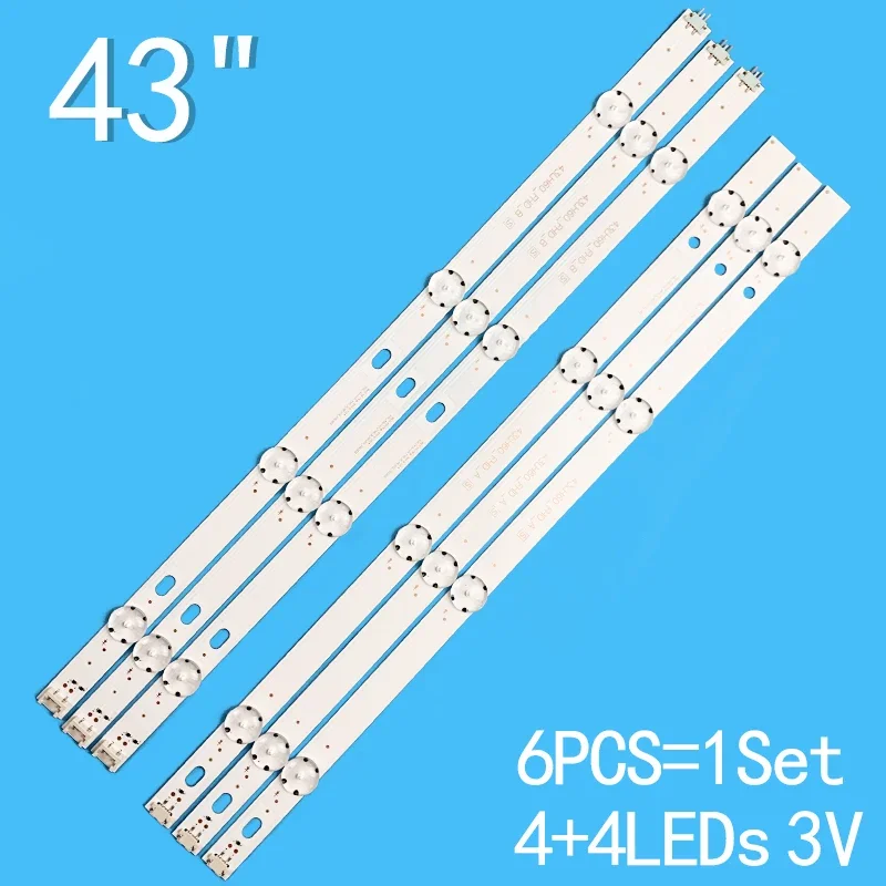 led backlight for lg 43uh619v 43uh610v 43uh6030 uf64 uhd a 43lh5700 43lh60fhd hc430dgg slnx1 43uf6400 43lg61ch 3pcs x 43 inch LED backlight for LIG 43UF640T 43UH619v 43UH620V 43UH610V 43UH6030 43UF6407 43LH60_FHD_A UF64_UHD_A 43LH60FHD 43UF6409