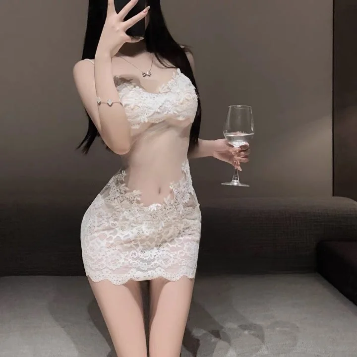 Let Seduction Sexy Pure Desire Water Soluble Lace Embroidery Me Spwear Hollow out See tough Strap High End Sp Dr