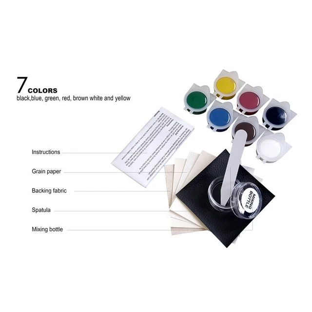 Car Leather Repair Kit 7 Colors Leather Scratch Repair Multipurpose Leather  Repair For Leather Scratch Tears And Burn Holes - AliExpress