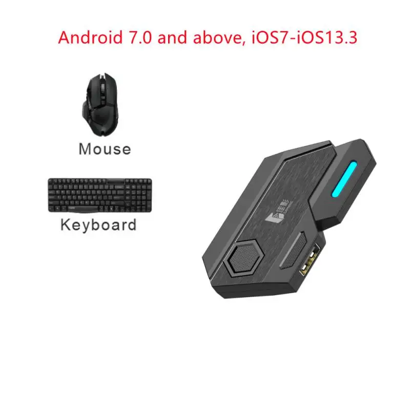 Noref Convertisseur d'adaptateur de souris clavier USB pour console de jeu  X-360/X-1/P3/P4/N-Switch, adaptateur de jeu clavier souris, adaptateur de  jeu pour commutateur 