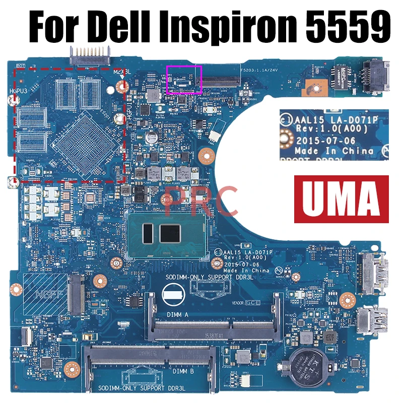 Memory Dell Inspiron 5759 Ssd Upgrade Inspiron 5558 Inspiron 5559