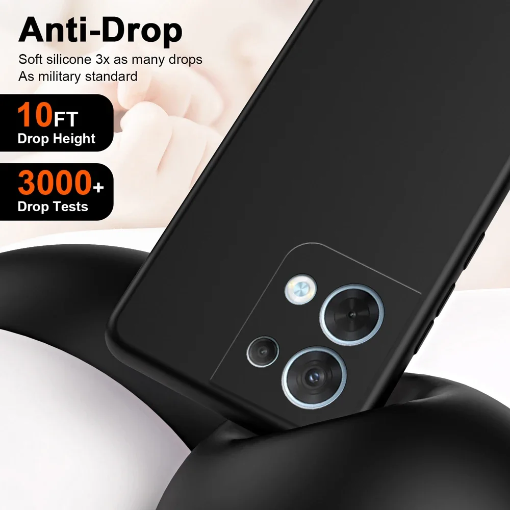 Premium Liquid Silicone Phone Case - Elegant Back Cover