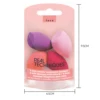 4pcs Mini Makeup Sponge Egg Cosmetics Puff Soft Beauty Tools for Perfect Foundation Powder and Blush Application,Wet Dry Dual Us 6