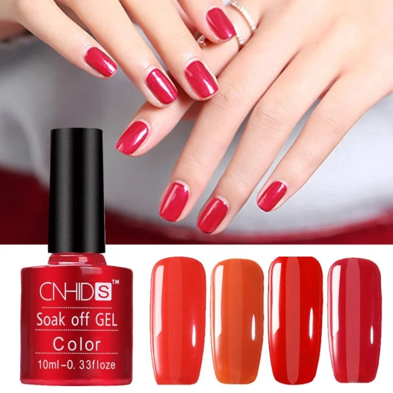 Color Coat Nail Gel Polish Dark Red Wine Series Nail Polish Soak off