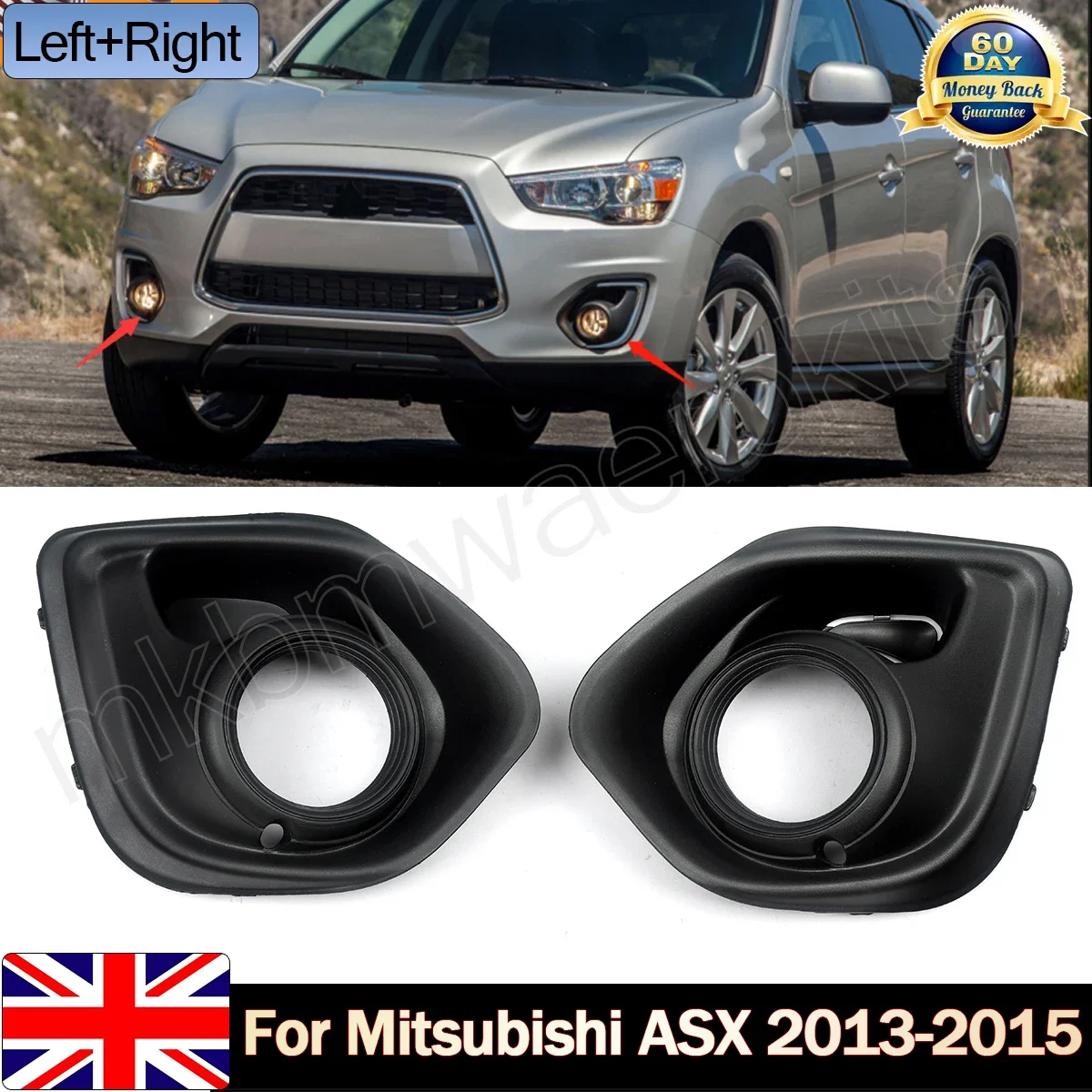 

Пара противотуманных фонарей, обшивка для Mitsubishi Outlander Sport ASX RVR 2013-2015