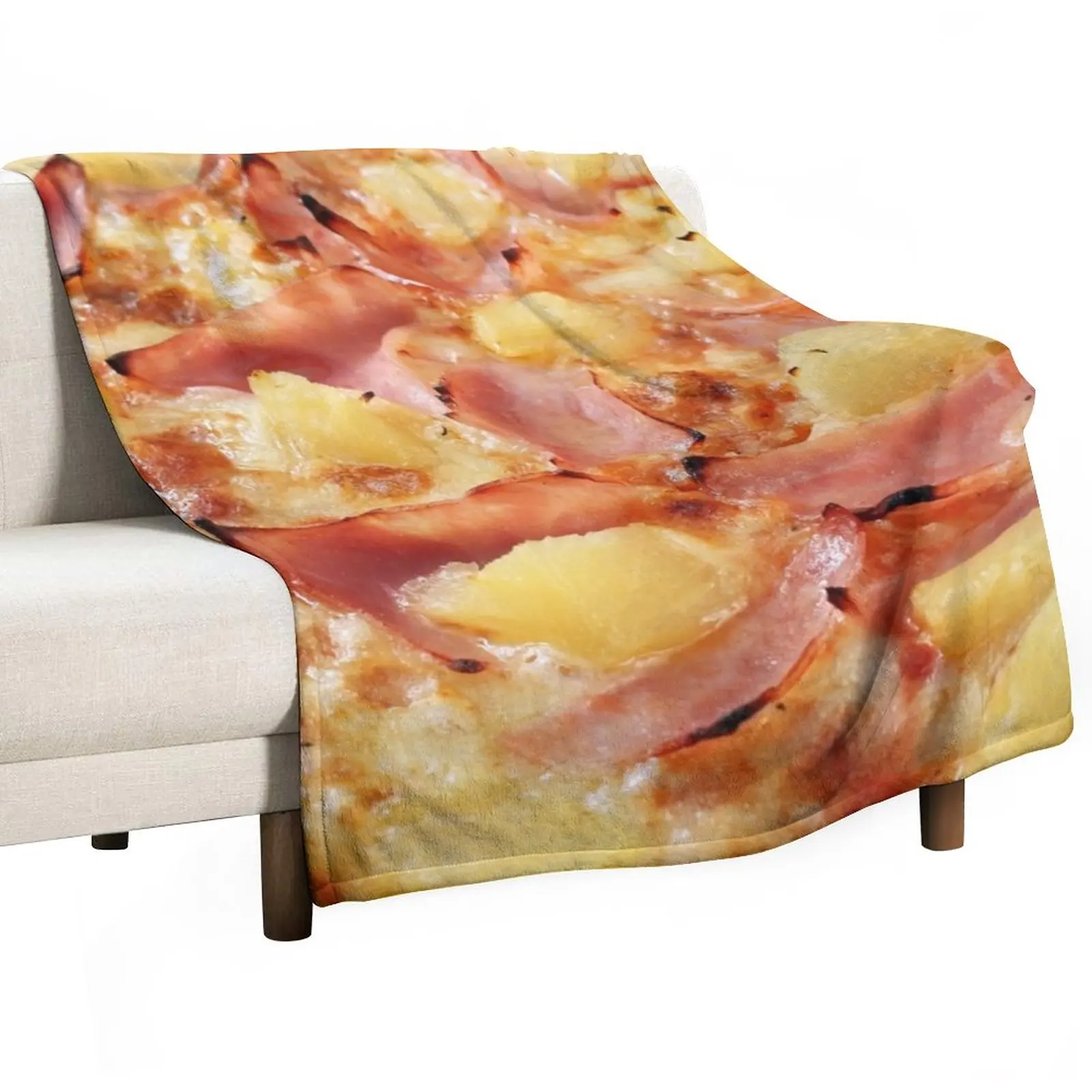 

Pineapple Pizza Throw Blanket anime Large Blanket Designer Blankets