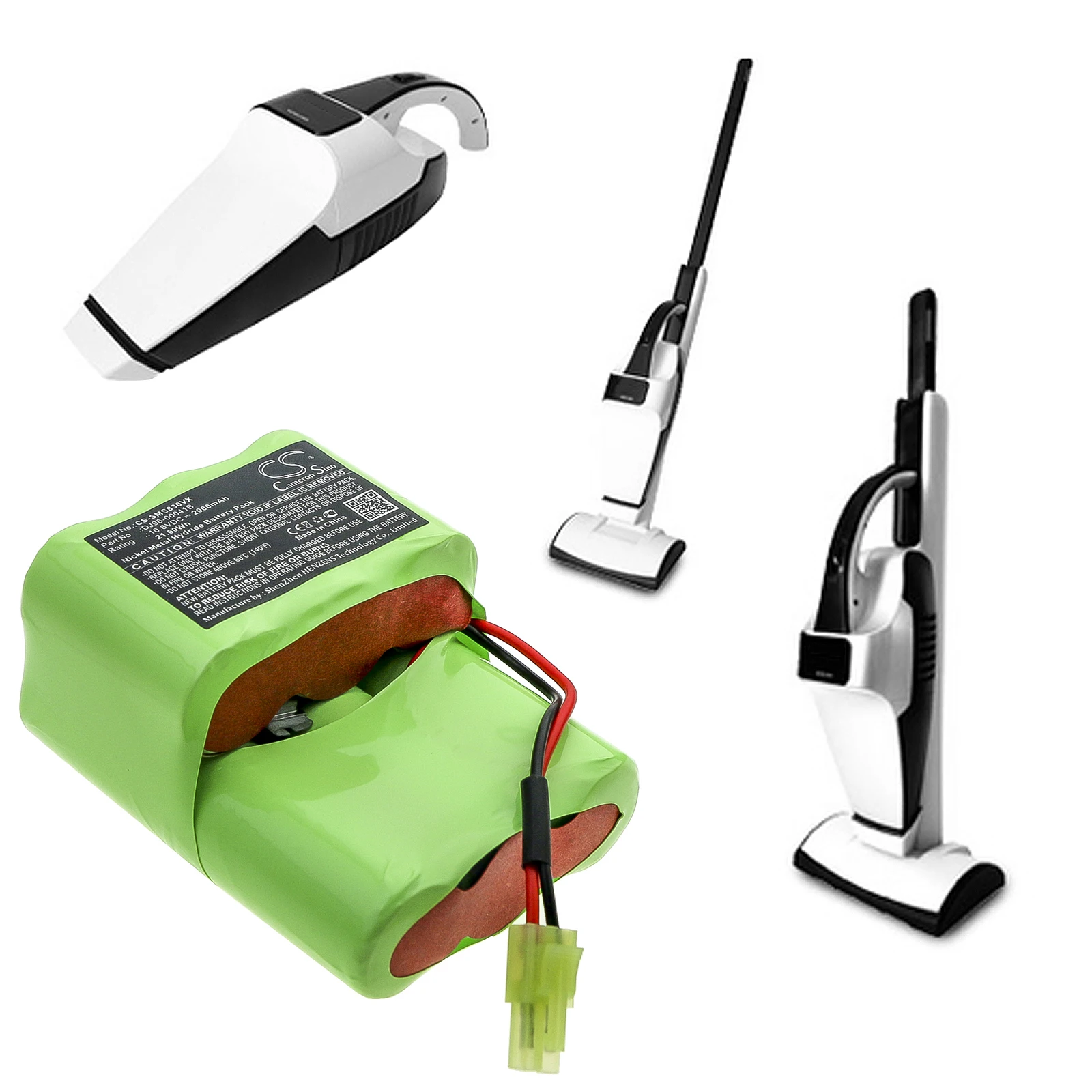 

Vacuum 2000mAh Battery For Samsung DJ96-00041B SH5051 VC-PS83 VC-PS85 VCH5051S1S VCH5050S1W