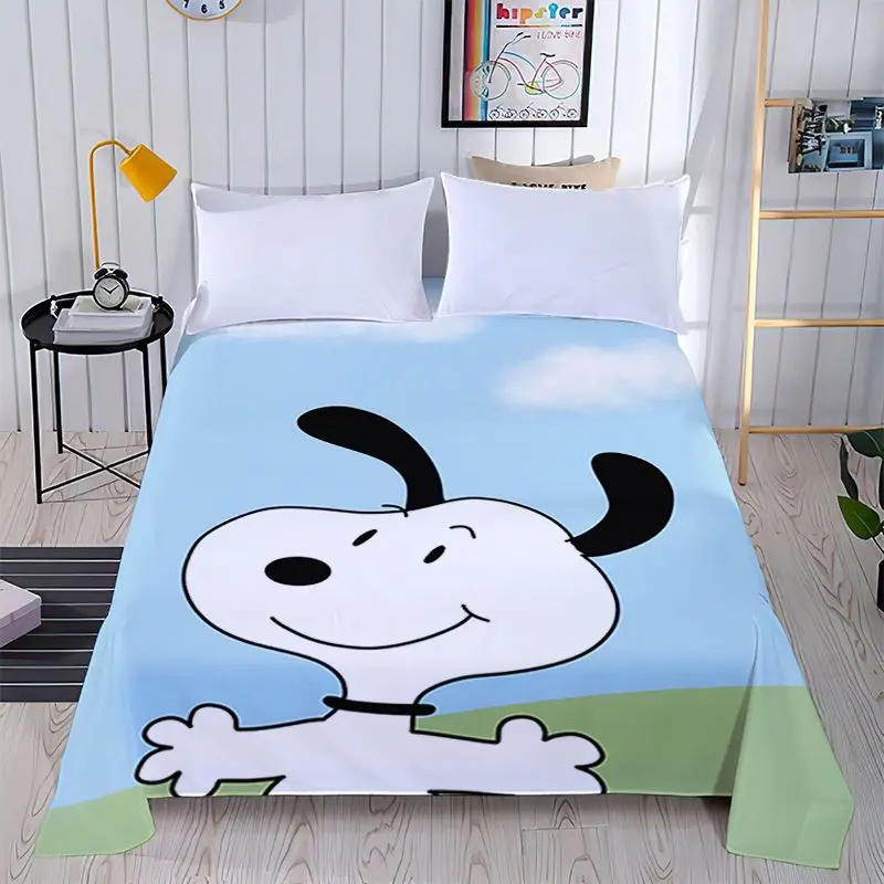 thumbnail image 1 of Dibujos animados lindo Snoopy Charlie Brown animación periférica niños impresos sábanas creativas dormitorio sábanas ropa de cama al por mayor, 1 of 5