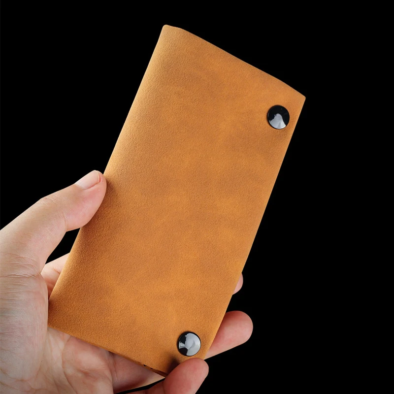 Frosted Leather Handbag, Foldable Storage Bag, Handmade Multifunctional Tobacco Moisturizing Storage Tote Bag, Practical