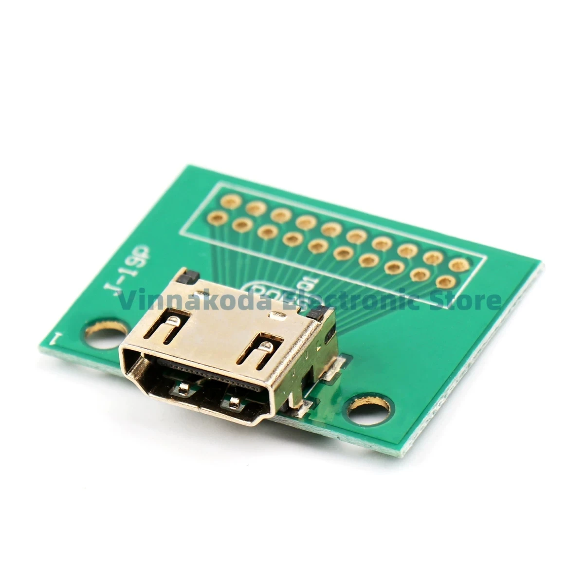1/2/5PCS HDMI 19PIN 테스트 소켓 유형 A 19핀 커넥터 금도금 PCB 보드 핀 배열 커넥터 어댑터 테스트 보드