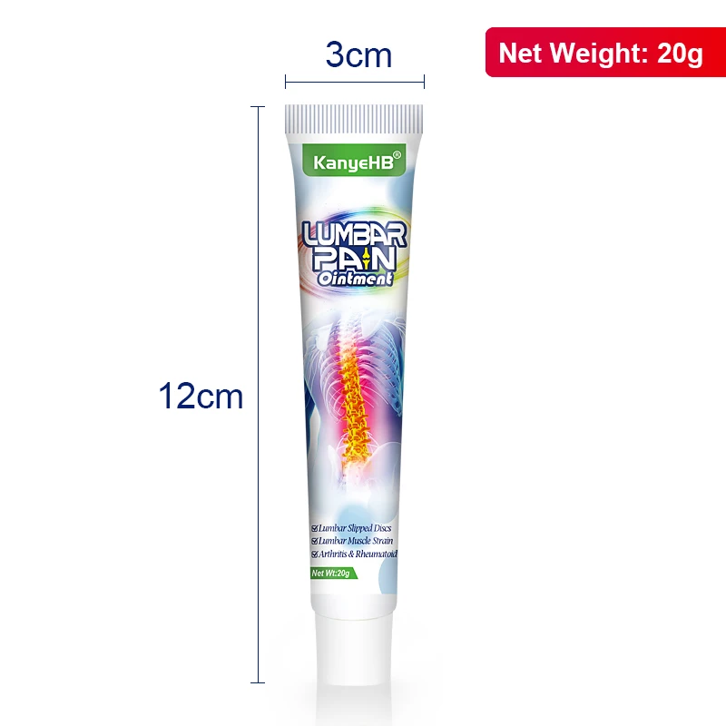 2Pcs Lumbar Spine Joint Pain Relief Ointment Treatment of Lumbar Disc Herniation Bone Pain Chinese Herbal Medical Ointment A869