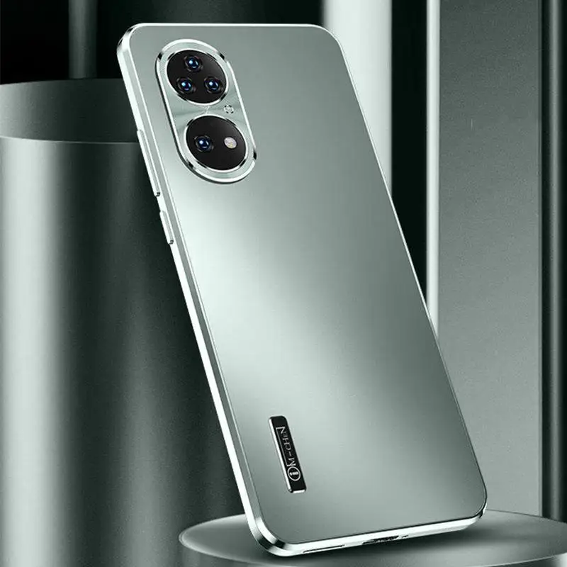 

Чехол для Huawei P50 Pro мобильный телефон, металлический чехол с прямыми краями для Huawei P50pro